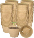 100 Pack 4 Inch Peat Pots, Biodegradable Seed Starter Pots by Unknown