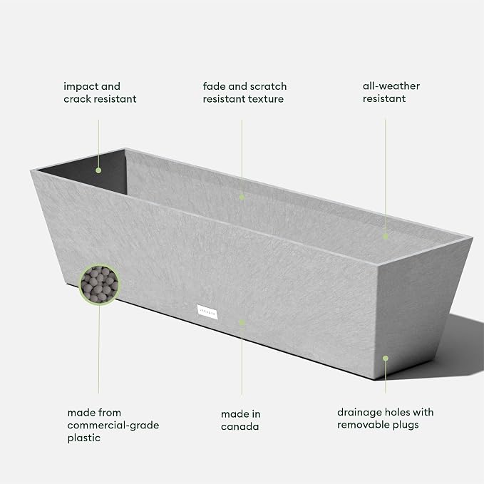 Veradek Pure Series Window Box Planter - Image 3