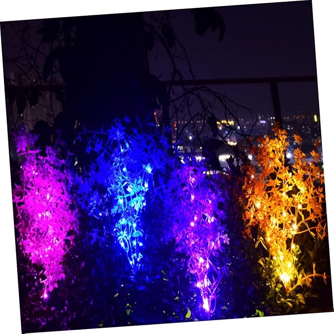 balacoo Led Solar Garden Light Plant Shaped Outdoor Lamp Ornament - Image 3