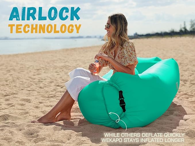 WEKAPO Inflatable Couch Air Lounger Chair - Image 5