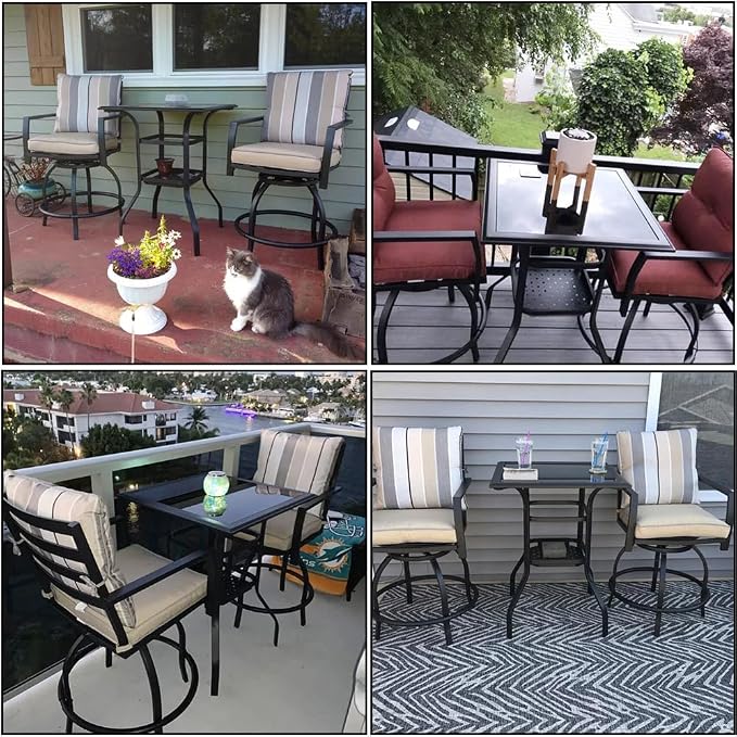 Outdoor Bar Height Dining Set Cover - Image 6