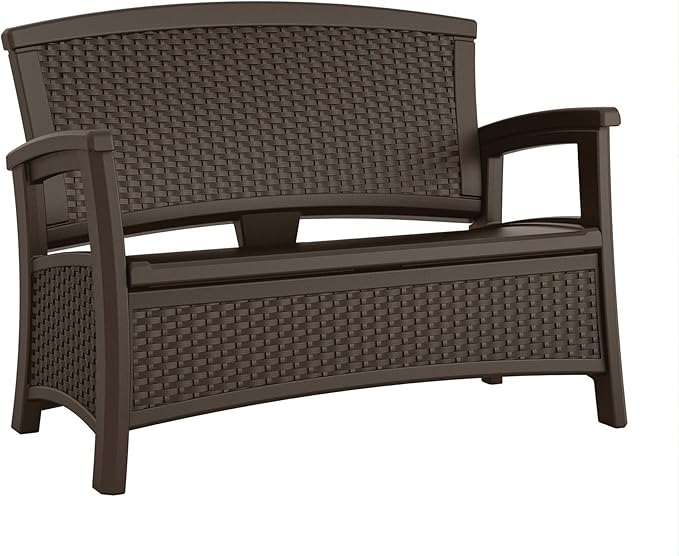 Suncast Outdoor Wicker Love Seat by Suncast