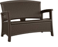 Suncast Outdoor Wicker Love Seat by Suncast