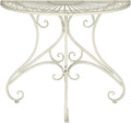 Safavieh Outdoor Collection Annalise Antique White Accent Table by SAFAVIEH
