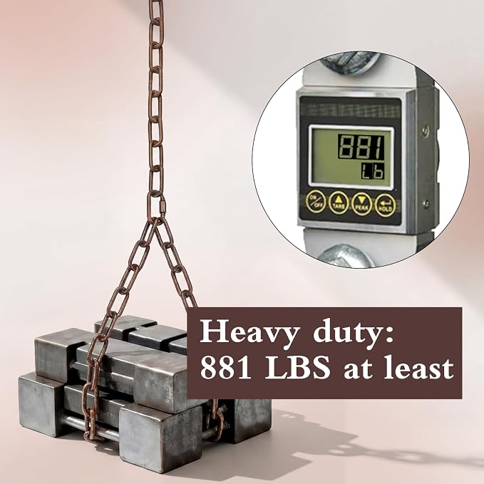 Heavy Duty Porch Swing Hanging Chain Kit 1500 Lbs Capacity, 4 Quick Links & 2 - Image 7