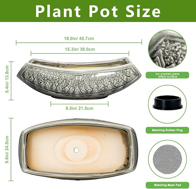 Bonsai Pots 18 Inch - Image 2