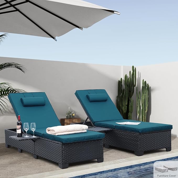 WAROOM Outdoor Chaise Lounge Chairs by WAROOM
