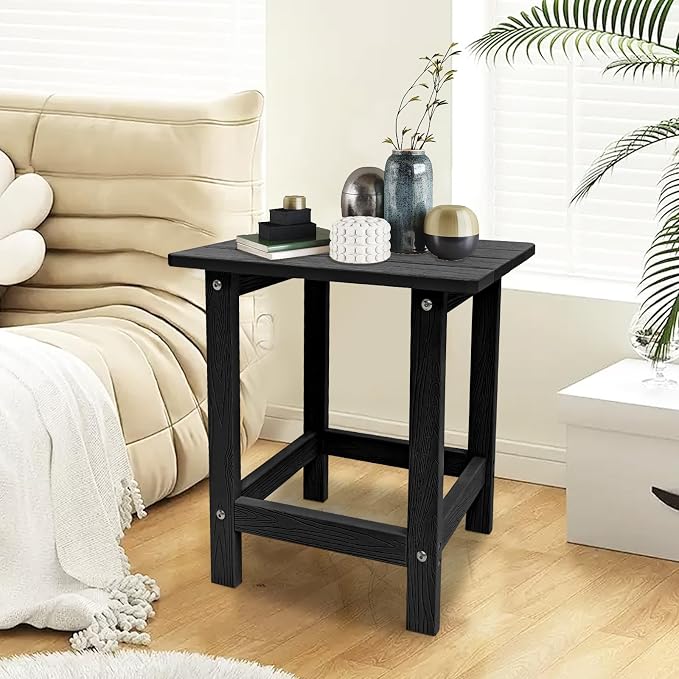 Outdoor Side Table, HDPS Single Adirondack Side Table Weather Resistant - Image 6