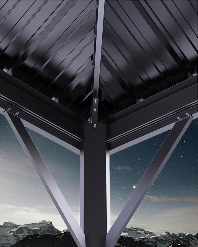 GarveeLife Hardtop Gazebo 10 ft x12 ft - Image 5