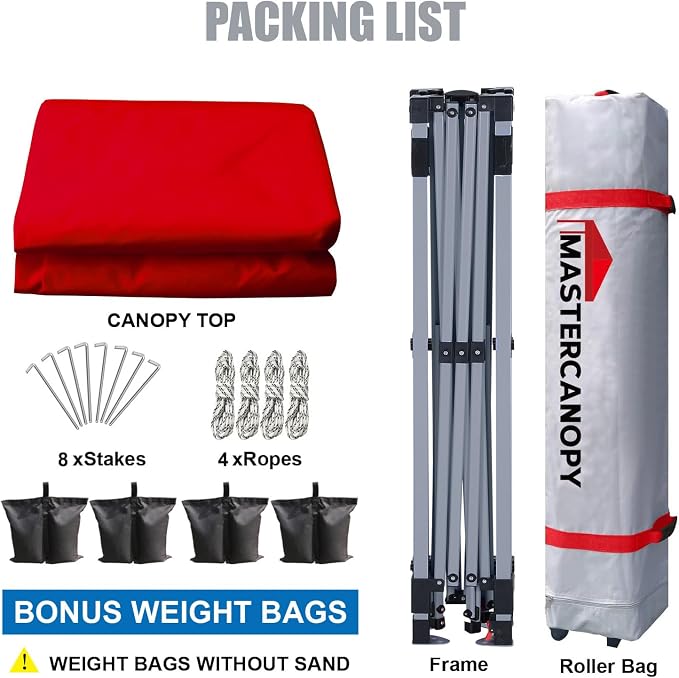 MASTERCANOPY Durable Pop-up Canopy Tent - Image 5