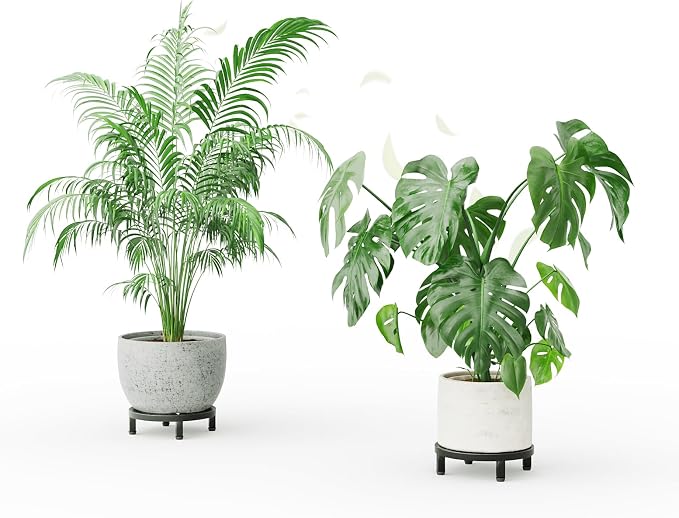Zhongma 2 Pack 8.7" Fully Assembled Sturdy Potted Plant Stand Flower Pot Holder - Image 3