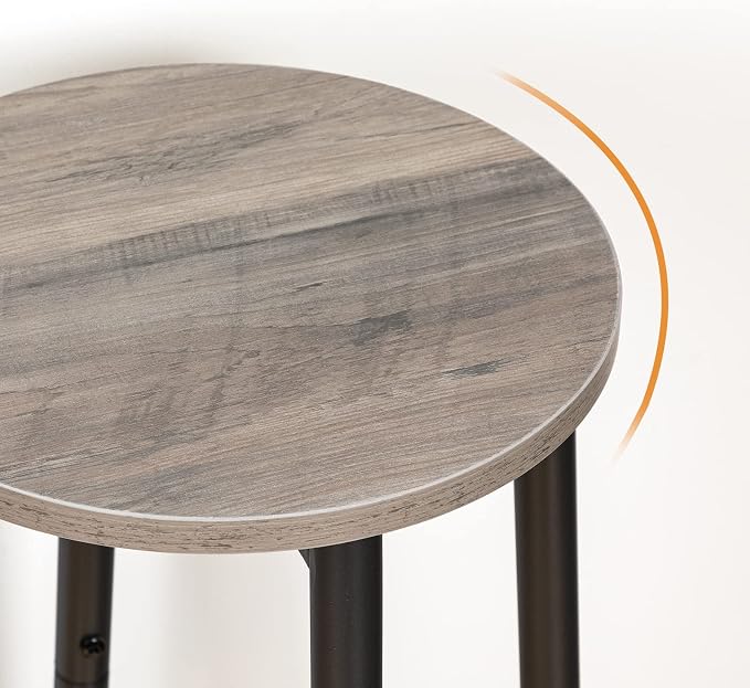 HOOBRO Bar Stools, Kitchen Round Height Stools - Image 9
