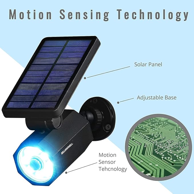 Bell+Howell Bionic Spotlight Motion Solar Spot Lights Outdoor Waterproof - Image 3