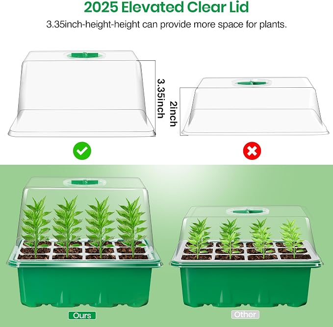 Bonviee 10 Packs Seed Starter Tray - Image 3