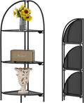 Crofy Foldable 3 Tier Corner Shelf, Metal Corner Plant Stand by CrofyLLC