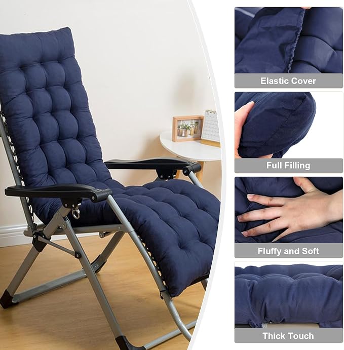 ERWUDEling Zero Gravity Lounge Chair Cushion 67 Inch - Image 8