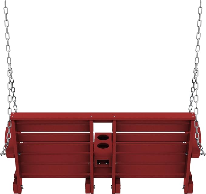 KINGYES Outdoor Hanging Patio Swing Chair, 2 Seat - Image 8