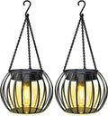 UBright 2 Pack 15" Solar Lights Outdoor Decorative Metal Solar Lanterns Outdoor by Lightupyourbrightlights