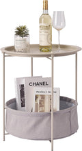 VECELO Round Side/End Table by VECELO