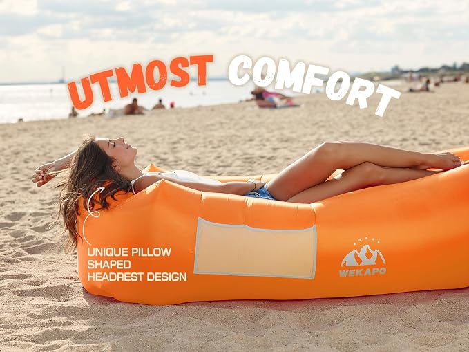 WEKAPO Inflatable Couch Air Lounger Chair - Image 6