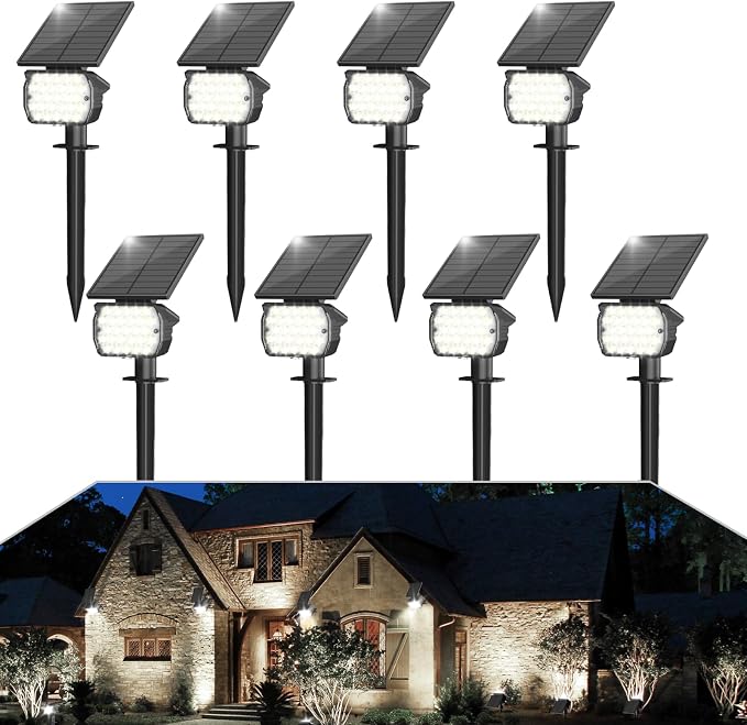 VOLISUN Solar Spotlight Outdoor, IP67 Waterproof Solar Landscape Spot by VOLISUN
