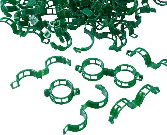 100 Pcs Plant Support Clips, Plastic Clips by Unknown