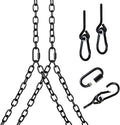 Heavy Duty 700 Lb Porch Swing Black Hanging Chain Kit by Barn-Shed-Play