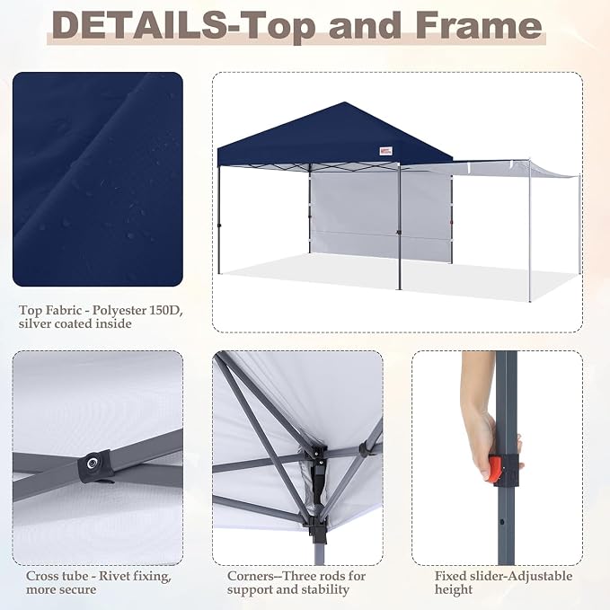 MASTERCANOPY Pop Up 10x10 Canopy Tent - Image 7
