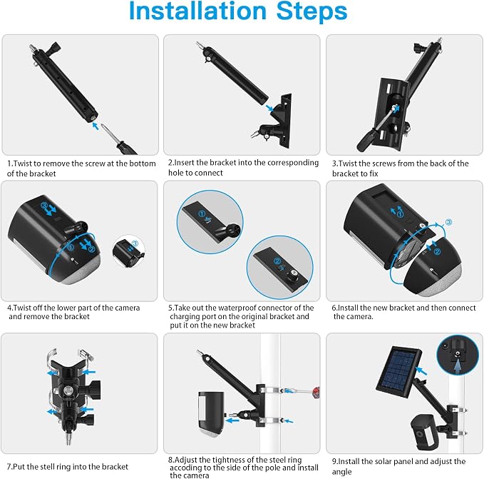 HOLACA 2-in-1 Pole Mounting Bracket - Image 4
