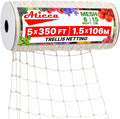 Trellis Netting 5 x 350 ft Heavy Duty Polyester Plant Support Netting White by Aticca