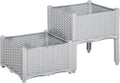 Outsunny 2 Piece Raised Garden Bed by Outsunny