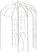 OUTOUR French Style Birdcage Shape Heavy Duty Gazebo, Pergola Pavilion Arch by OUTOUR