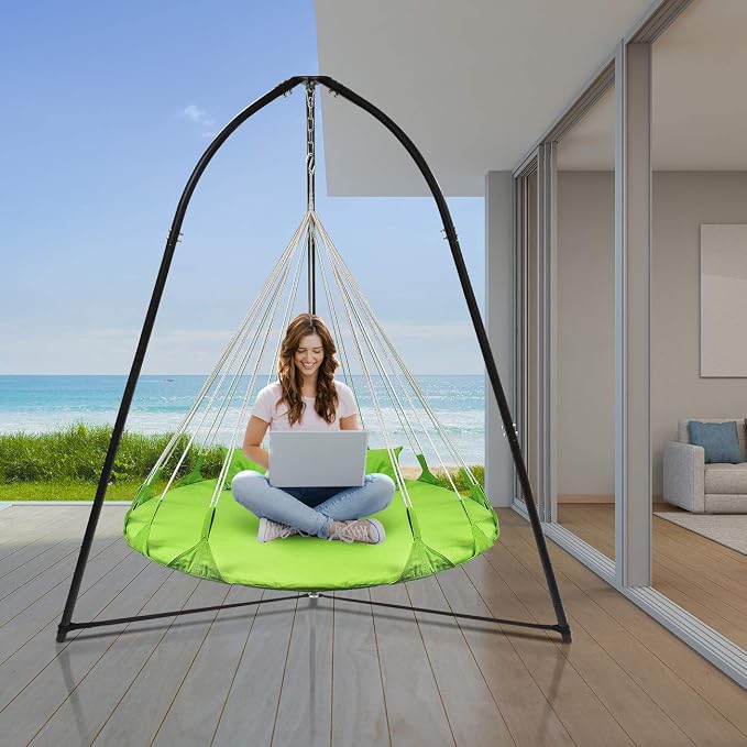 Sorbus Tripod Hanging Chair Stand – 330lbs Capacity, Heavy Duty Steel, Rust - Image 8