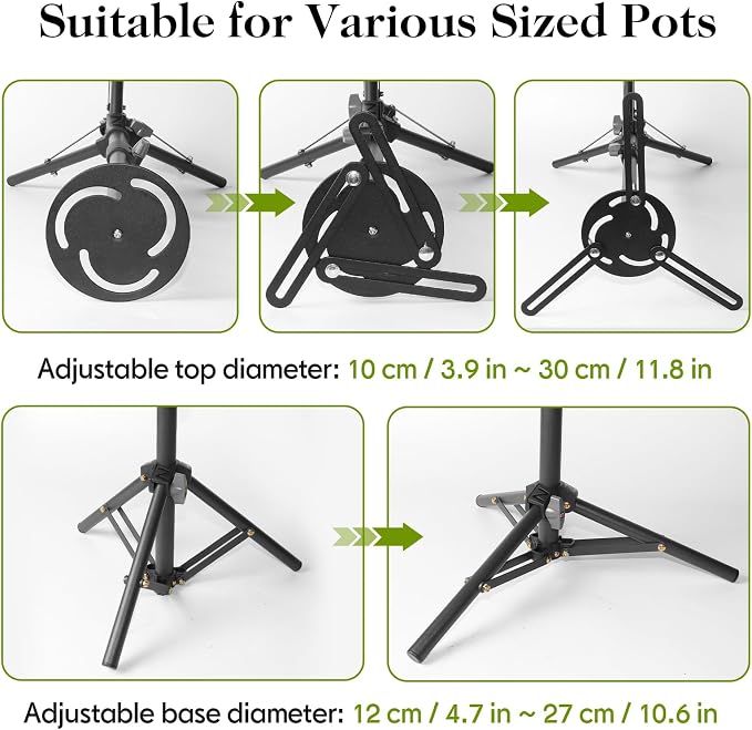 AZEAM Adjustable Plant Risers for Inside Pots, Height Planter Lifter Stand for - Image 6
