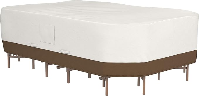 Amazon Basics Outdoor Patio Furniture Cover, Waterproof, UV Resistant, Weather by AmazonBasics