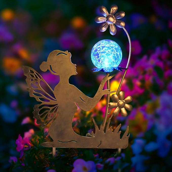 HONGLAND Solar Lights Fairy Garden Decor - Image 6