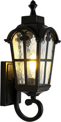 Outdoor Wall Light Fixtures Waterproof Porch Lights Anti-Rust Matte Black by Kainozoic