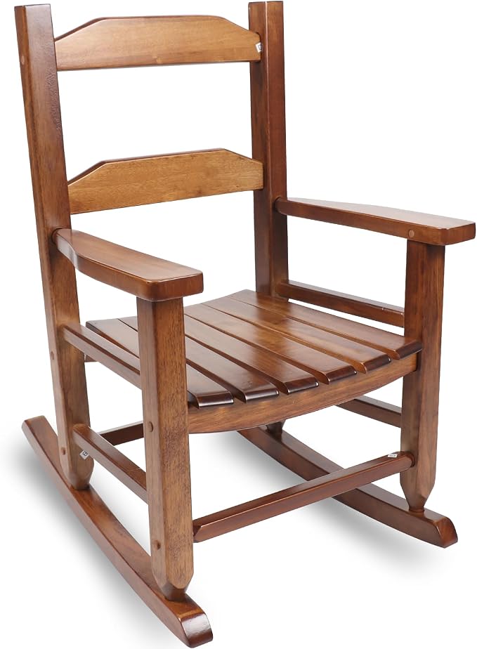 Toddler Rocking Chair Kids Wooden Indoor by Hngilkoo