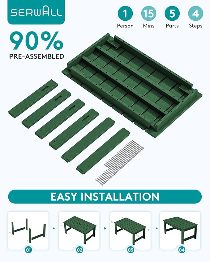 SERWALL Outdoor Coffee Table - Image 5