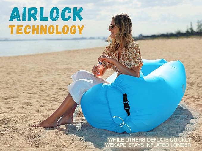 WEKAPO Inflatable Couch Air Lounger Chair - Image 5