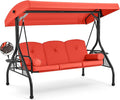 HOMREST 3 Seat Outdoor Porch Swing by HOMREST