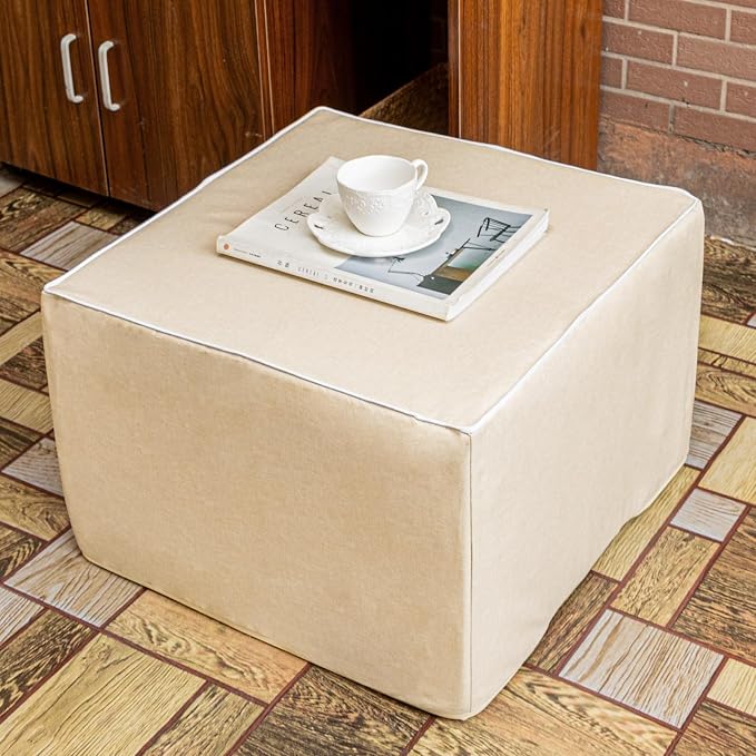 Outdoor Ottoman 20x20x14 Inches Outdoor Square Ottomans by AbunHeri