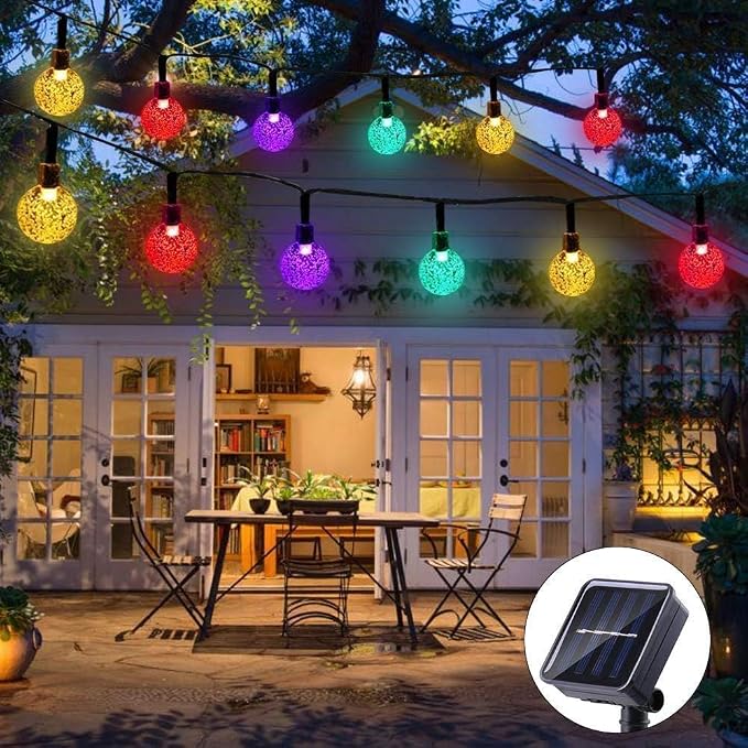 Solar String Lights Outdoor 50Led 24Feet - Image 2