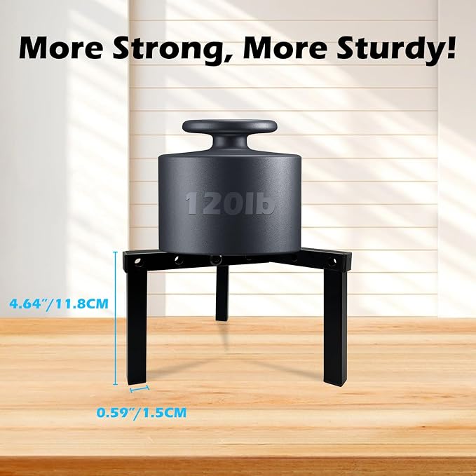 4 Pcs Three Legs Adjustable Metal Plant Stand - Image 6