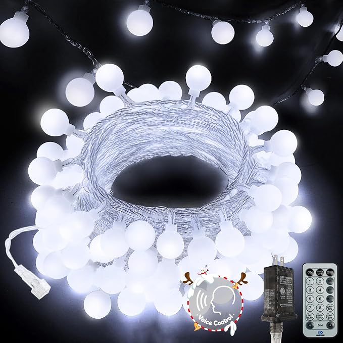 2026 New Connectable 43FT Smart Voice Controlled String Lights Indoor Outdoor | by LORRYTE