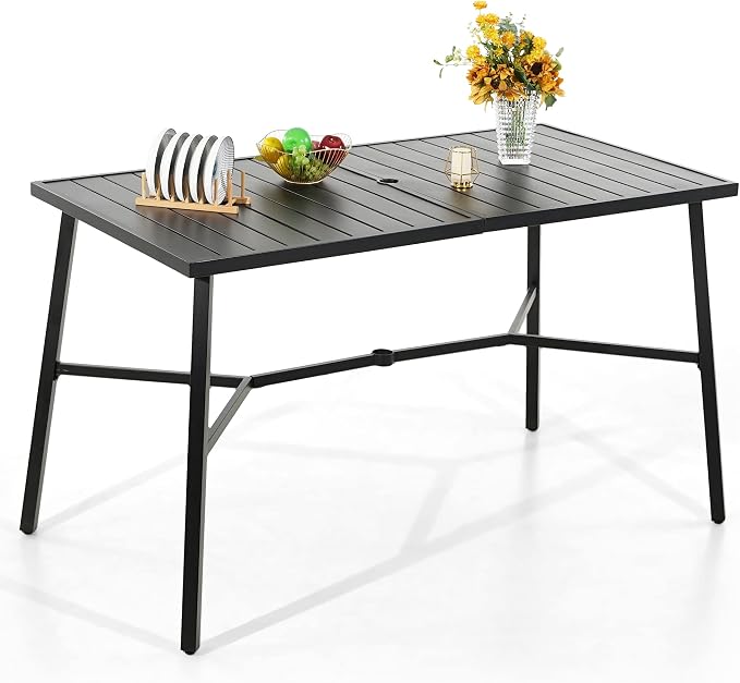 PHI VILLA Outdoor Patio Bar Dining Table by PHIVILLAThepioneerofcomfortablehouseholdsupplies