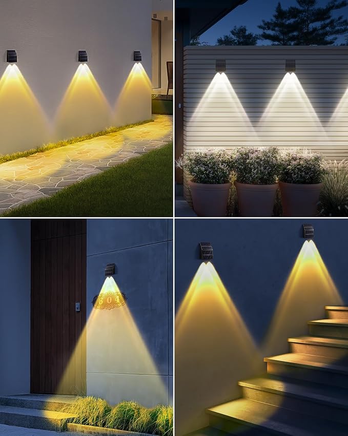 High Brightness Solar Fence Lights Outdoor, Larger Size Solar Lights - Image 9