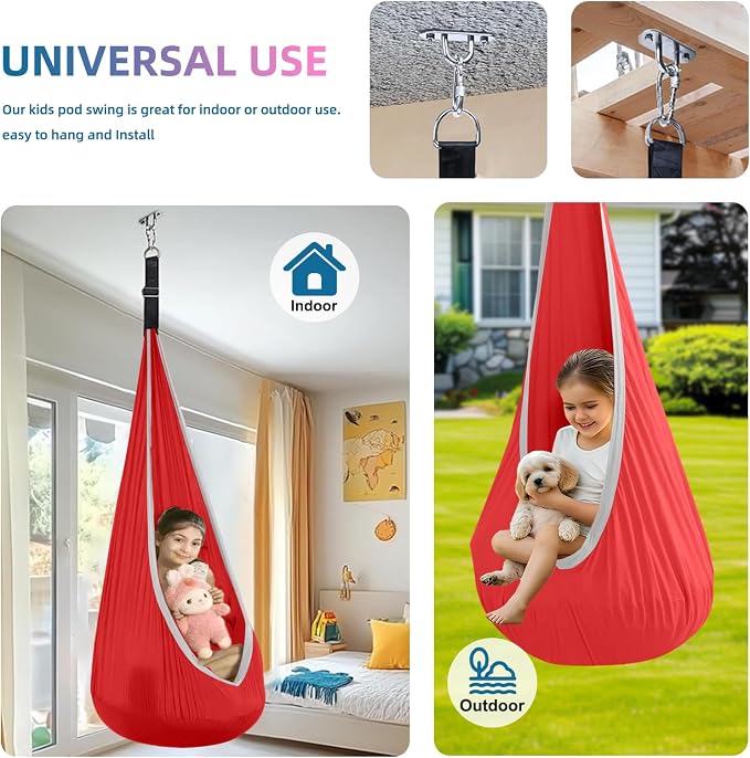 ids Swing Seat Hammock Chair Indoor Outdoor Hanging Chair - Image 4