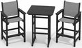 SERWALL Textilene Adirondack Bar Chairs Set of 2, Tall Adirondack Bar Height by SERWALL