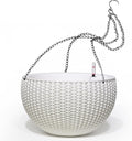 Dexceder 10.5 Inch Large Self Watering Hanging Planters Indoor Outdoor by Dexceder